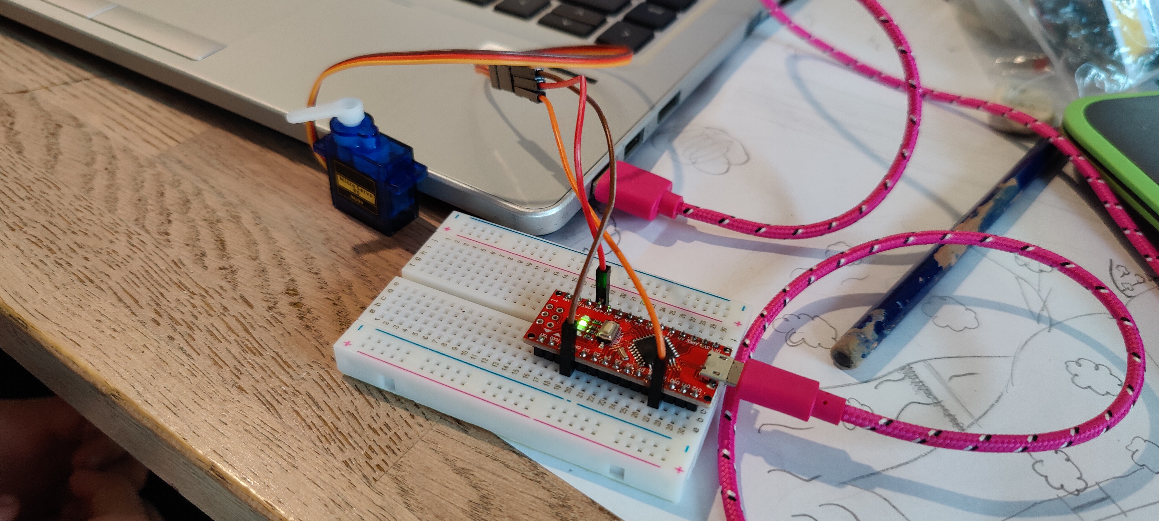 IDE – Sweep Servo Arduino Nano