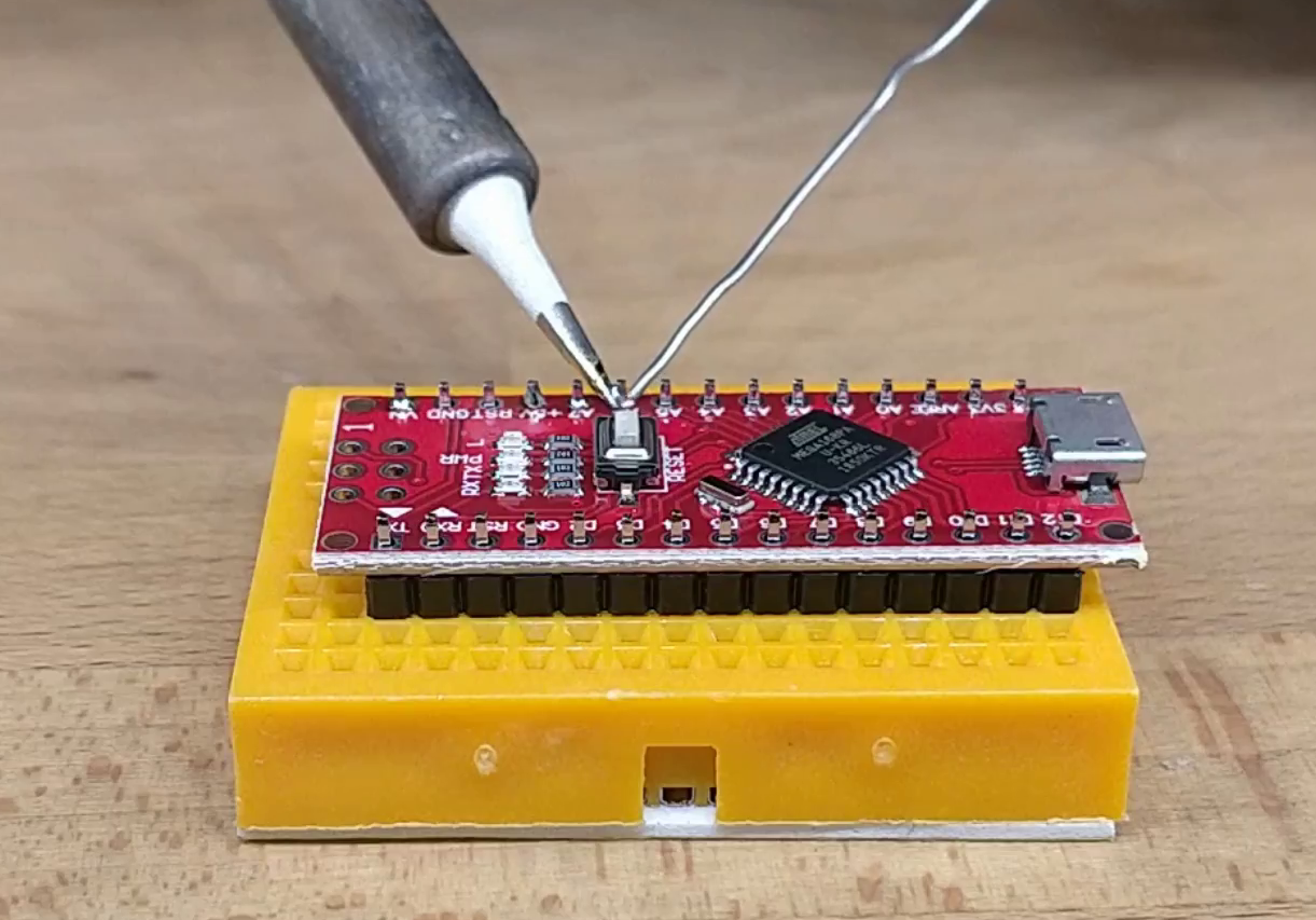 Lab – Headers solderen op je Arduino Nano voor het breadboard
