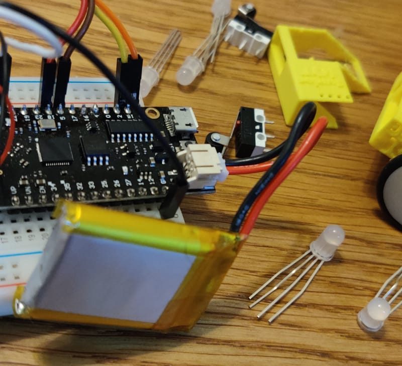 Lolin32 ESP32 wifi robot auto onderdelen voor de wielen en motors