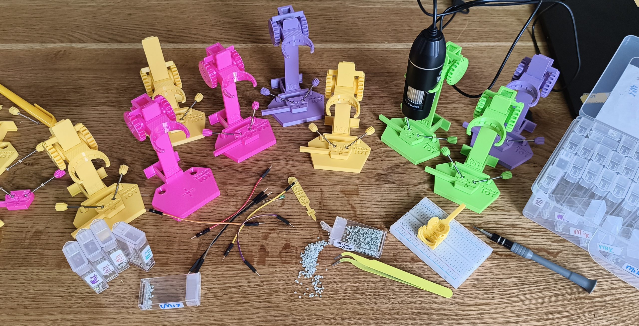 Leds onder de microscoop